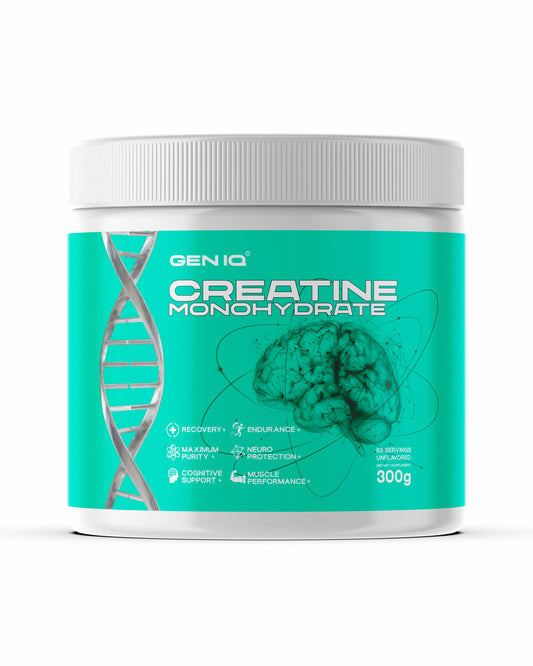 GenIQ Creatine Monohydrate 300g - 60 Servings