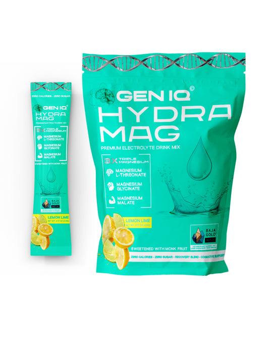 HydraMag - Premium Performance Hydration with Baja Gold® Sea Salt - Flavor Lemon Lime